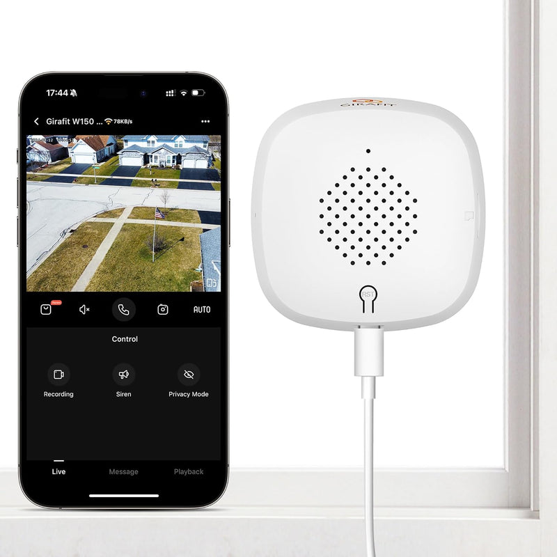 3MP 2K Window Camera, 2.4GHz 5GHz WiFi Cameras for Home Security with ChroMax Al Color Night Vision, Person and Motion Detection, 24/7 Recording, Easy Installation and