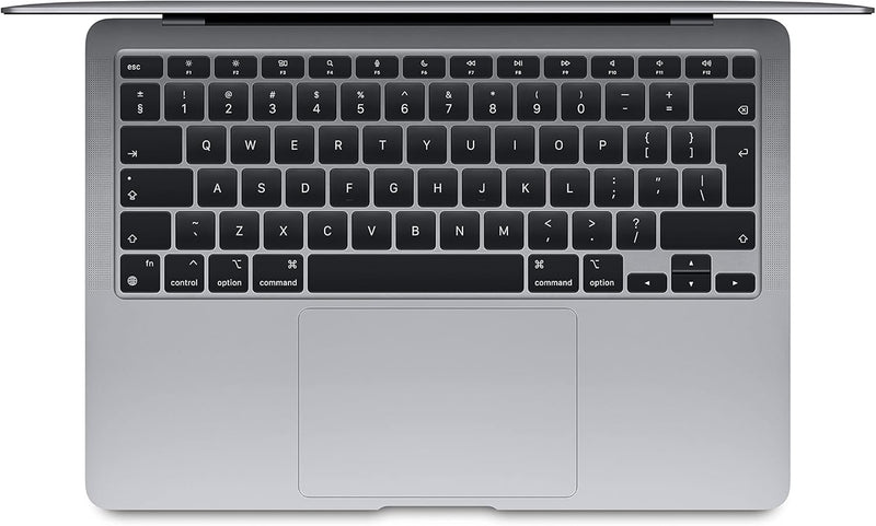Apple 2020 MacBook Air Laptop: Apple M1 Chip, 13â€ Retina Display, 8GB RAM, 256GB SSD Storage, Backlit Keyboard, FaceTime HD Camera, Touch ID. Works with iPhone/iPad; Space Gray ; Arabic/English