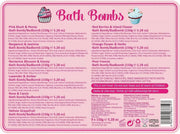 Winter in Venice Pamper Beautiful, Cupcake Bath Bombs, 9 Piece Set, 9 x 150g