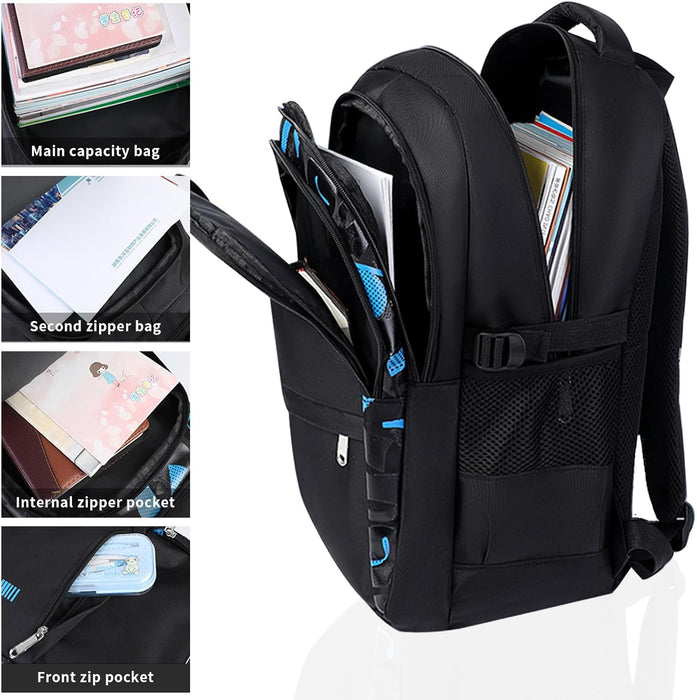 Yoawllty School Bag for Boys and Girls, Backpack for Kids Elementary School Bags Middle Primary School Book Bag Lightweight School Bag for Students