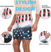Mens Swim Trunks with Compression Liner 2 in 1 Quick Dry Beach Swimming Trunks Swim Shorts with Zipper Pockets