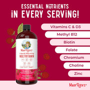 Gluten-free Morning Liquid Vitamin (Raspberry,32oz)