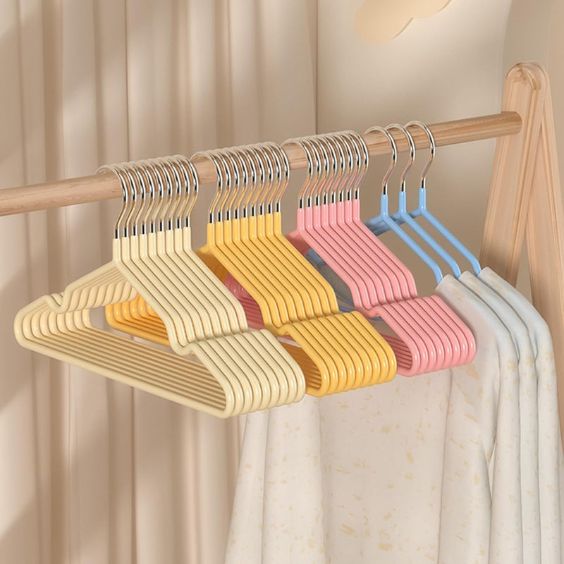 TAME 40-Pack Kids Hangers,30cm/11.8 Inch Premium Childrens Hangers for Closet,Ultra Thin Cute Hangers baby Clothes Hanger,Small Hangers for Kids Clothes