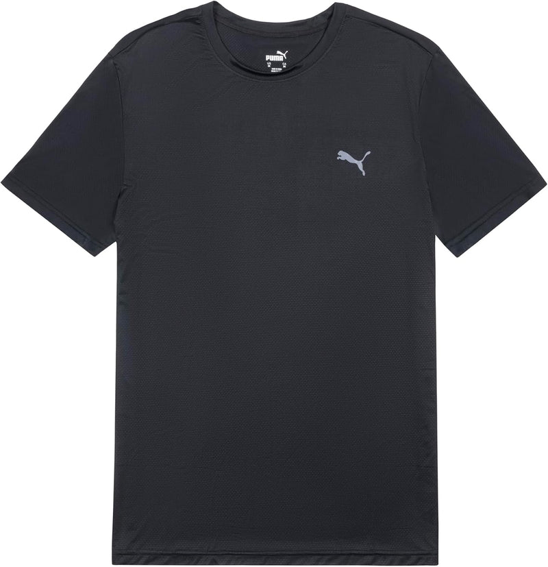 mens 360 Cool Mesh Crew Neck Tee Shirt 360 Cool Mesh Crew Neck Tee Shirt - Black