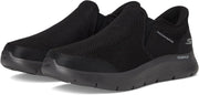GO WALK FLEX mens Shoes - BLACK BLACK