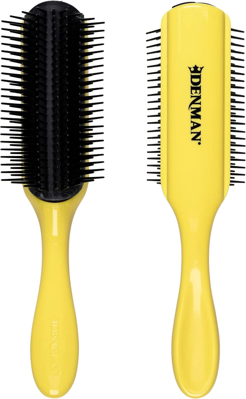 Denman Classic Styling Brush 7 Rows - D3 - Hair Brush for Blow-Drying & Styling â€“ Detangling, Separating, Shaping & Defining Curls