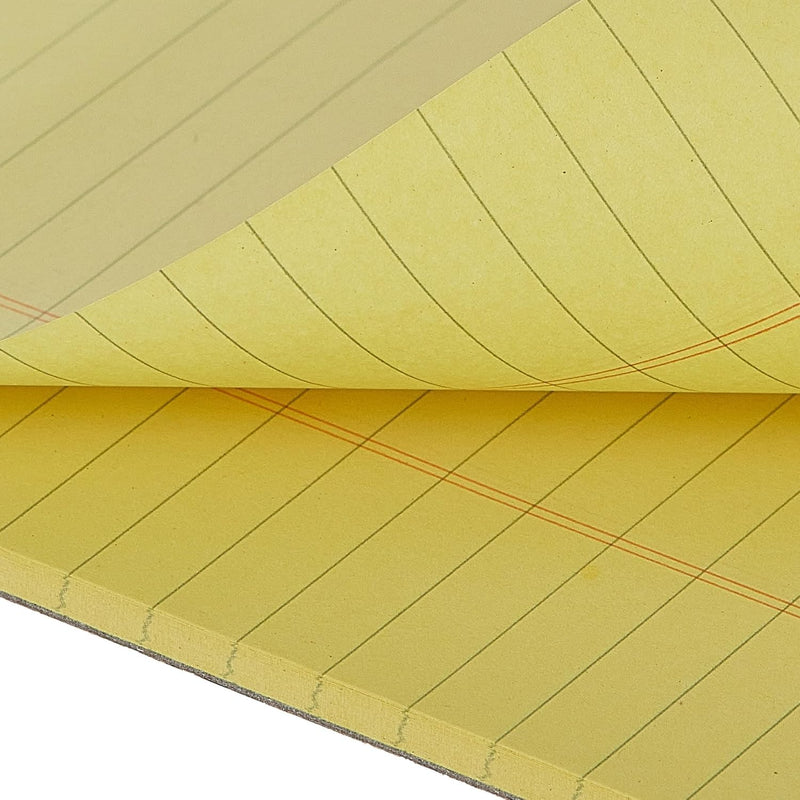 MARKQ Writing Pad 50 Sheets Single line Legal Notepad, A4 Notebook Sheets for School, College, Office Supplies (Yellow) - Yellow