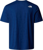 Mens M 24/7 SHORT SLEEVES TEE EMBOSSED TOPS (pack of 1) - Blue