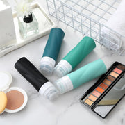 Gemice Travel Bottles for Toiletries, 3oz Tsa Approved Travel Size Containers BPA Free Leak Proof Travel Tubes Refillable Liquid Travel Accessories with Clear Toiletry Bag (4 Pack)