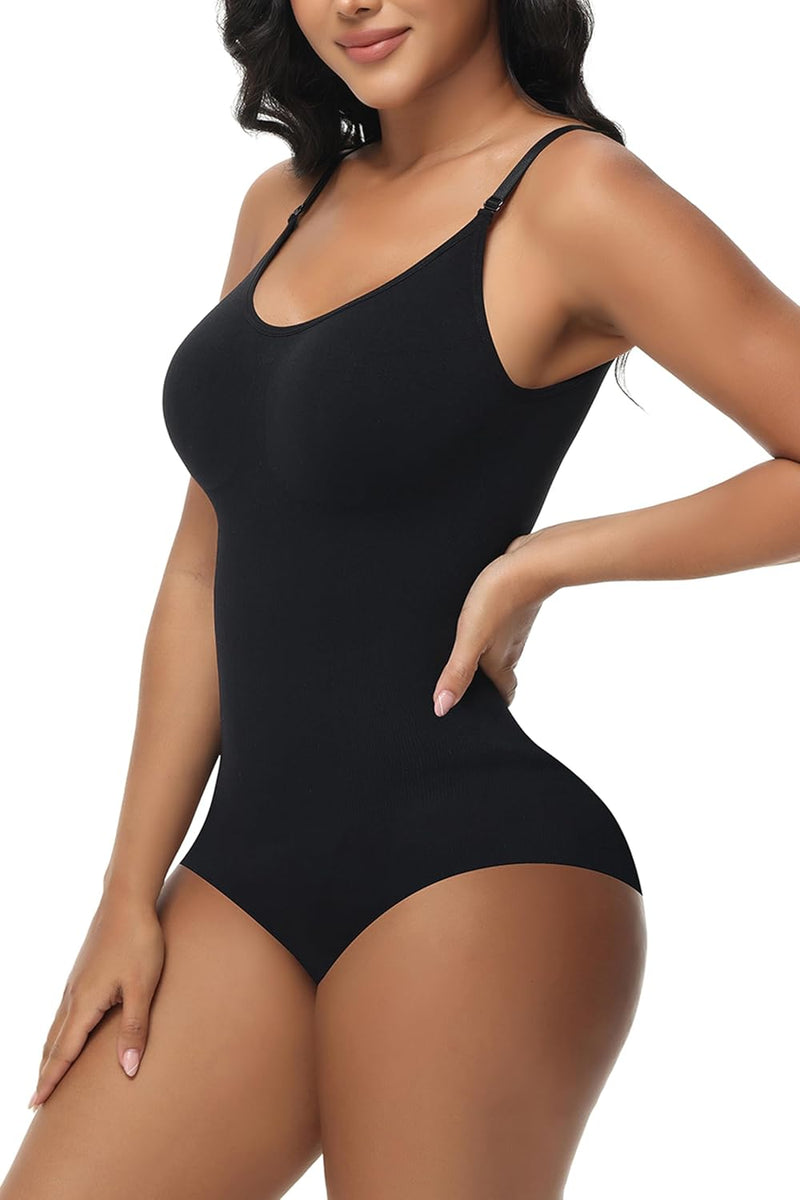 VIHTVIWE Bodysuit for Women Tummy Control Shapewear Body Shaper Seamless Spaghetti Strap Camisole Leotards