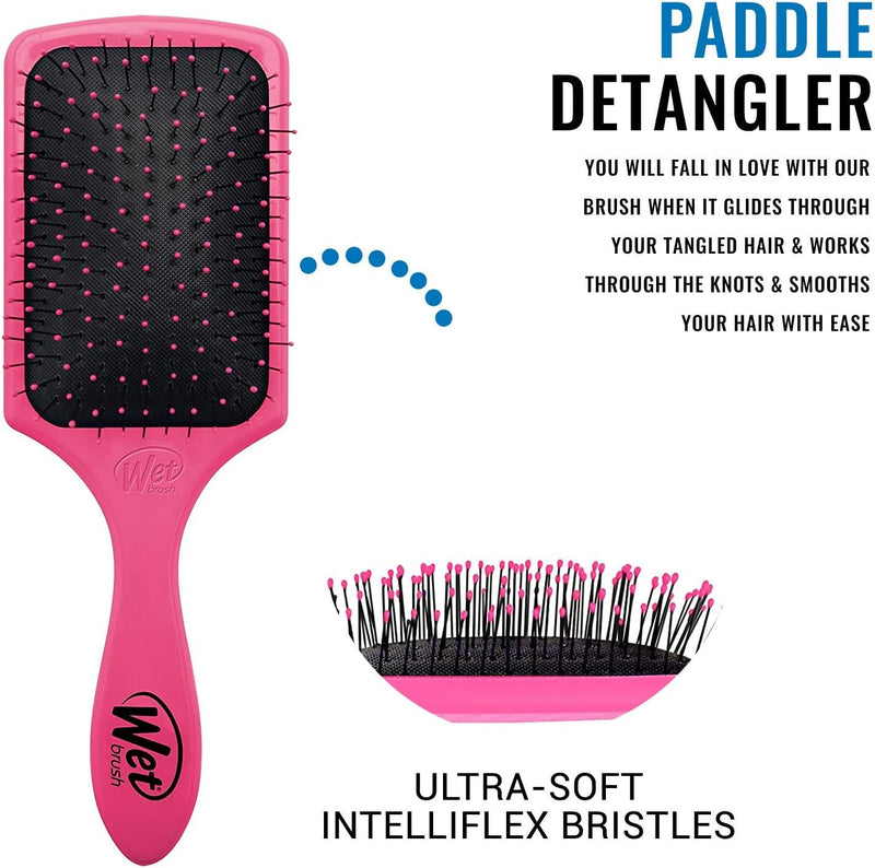 Wet Brush Paddle Detangler BrUSh Black, 1Ea, 1Count, 1 Count (Pack Of 1)