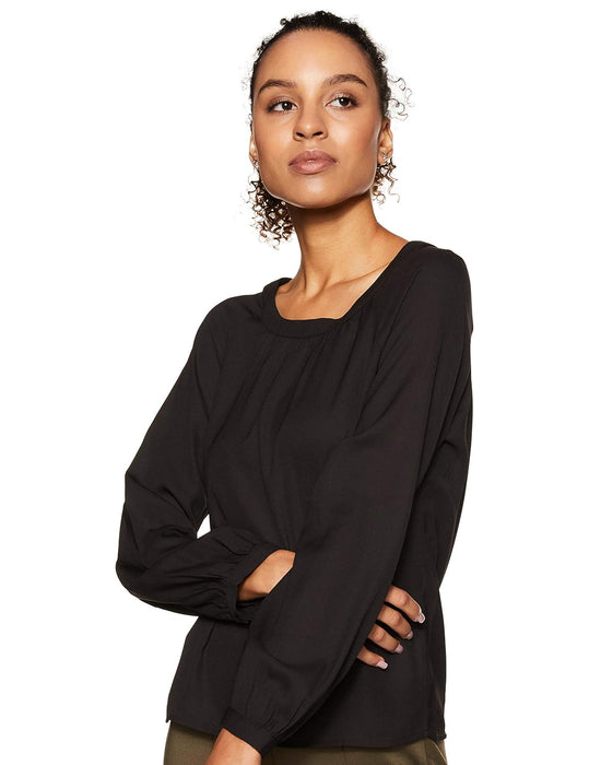 Amazon Brand - Symbol Women's Solid Regular Fit Top