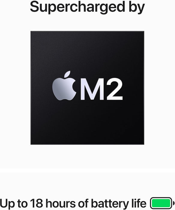 Apple 2023 MacBook Air laptop with M2 chip: 15.3-inch Liquid Retina display, 8GB GB RAM, 256GB;GB SSD storage, Touch ID. Works with iPhone/iPad; Silver; Arabic/English