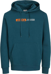 mens CORP LOGO SWEAT HOOD PLAY Sweatshirt (pack of 1) - deep teal