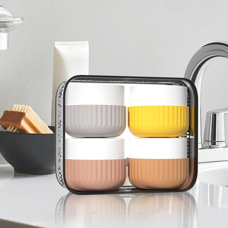 Travel Shampoo Bottles | Portable Leakproof Travel Shampoo Containers,50ml Compact Storage Organizer for Home Travel Outing Busines Trip Vacation