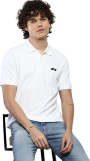 Men Pique Slim Polo Shirt Pique Slim Polo Shirt (pack of 1) - Bright White