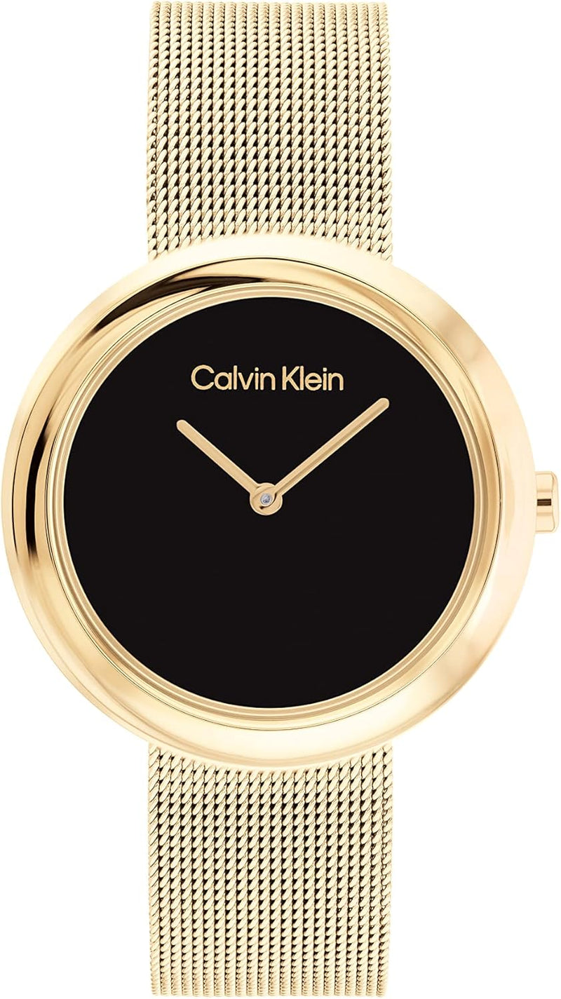TWISTED BEZEL Women Watch, Analog - Gold Milan Mesh