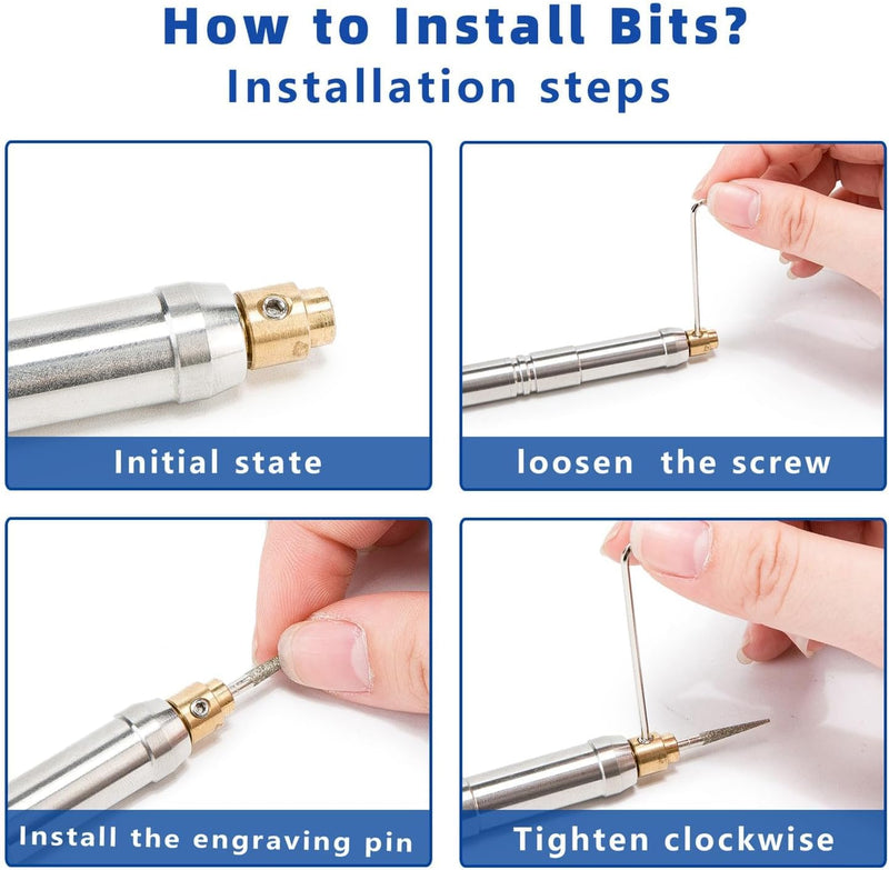 High-Speed Cordless Engraving Pen - Rechargeable, Precision Carving Tool for Metal, Wood, Glass & More, 35000 RPM
