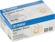 Maxi Rubber Band 25gm Size 16,Stretchable For School Home Office Stationary Organizing Money Supplies Elastic Document Arts Craftsplastic Bags Diy Toy, Yellow, 1625 - Yellow 25 g, Size 16
