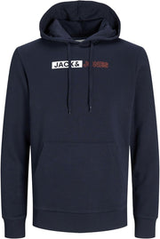 mens CORP LOGO SWEAT HOOD PLAY Sweatshirt (pack of 1) - navy blazer