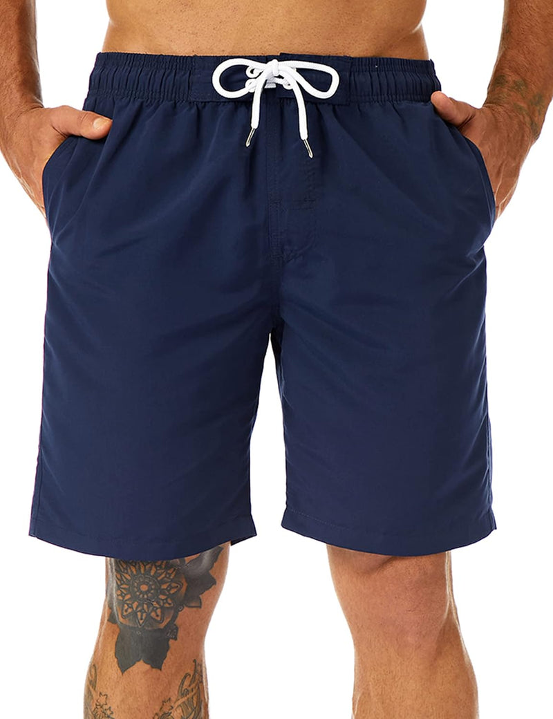 mens Board Shorts Board Shorts - Navy Blue