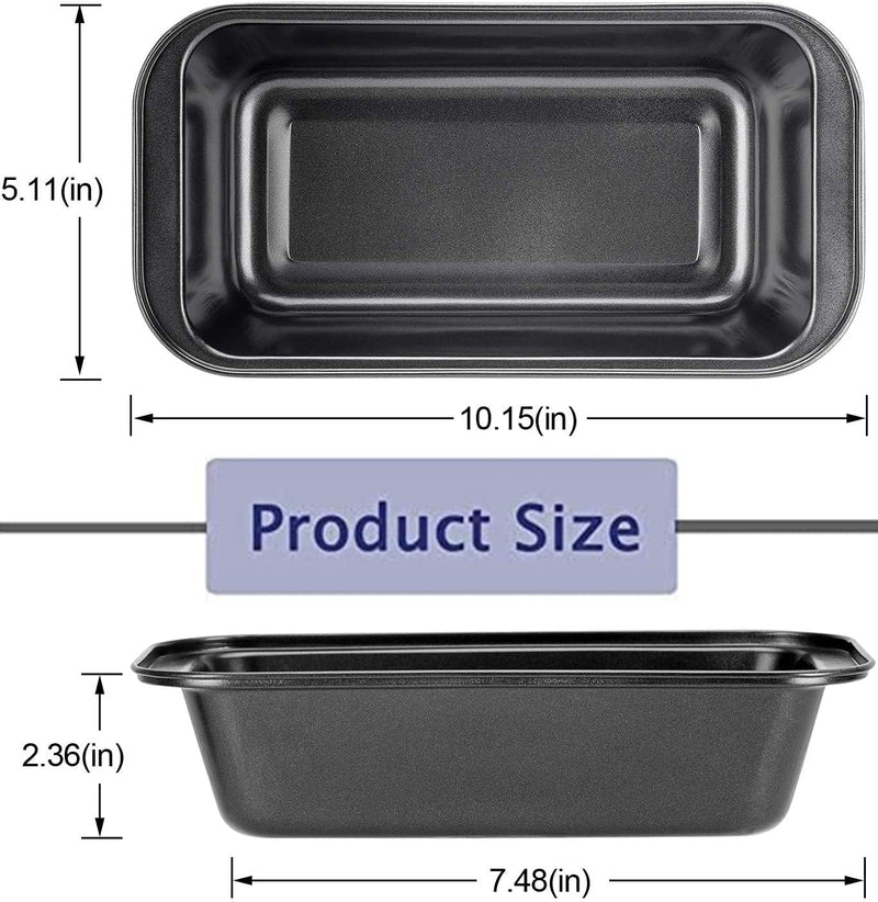 Showay Loaf Pan Bread Baking Mold, Tray, Tin For Home Kitchen Mold
