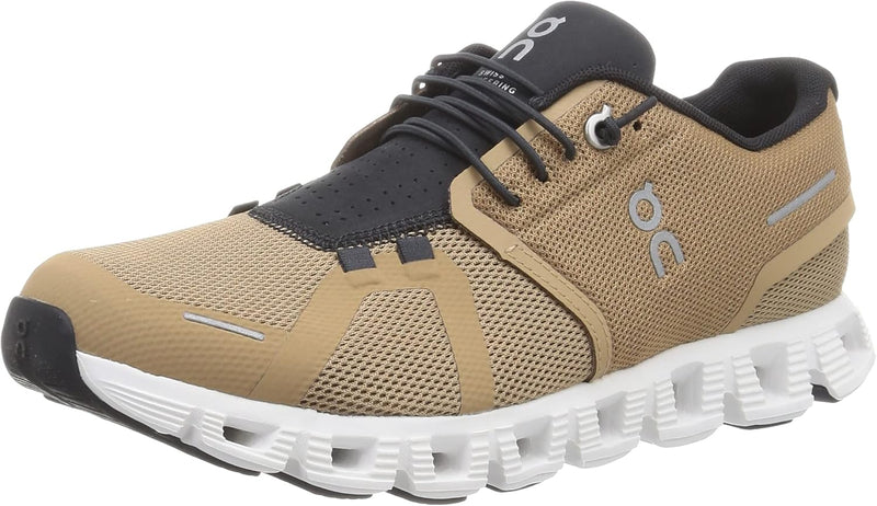 ON Men's Cloud 5 Sneakers, Black/White, 12