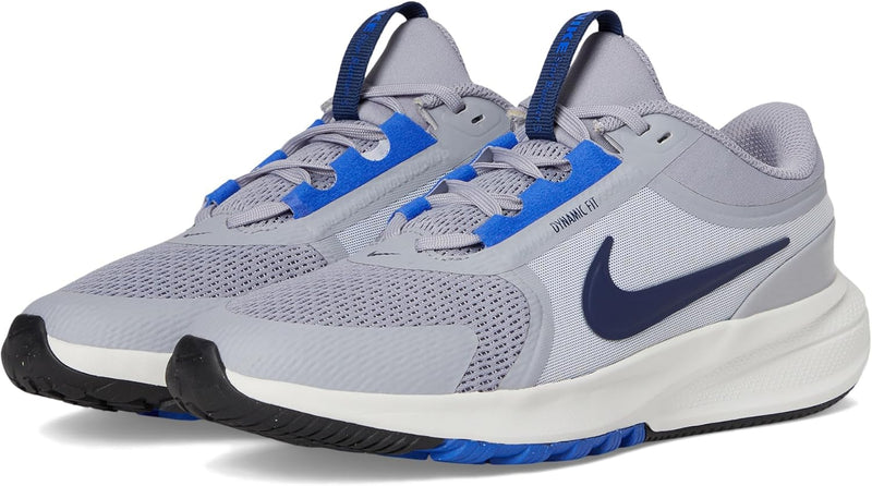 Star Runner 5 PS unisex-child LACED SHOES - CEMENT GREY/MIDNIGHT NAVY-RACER BLUE-PLA