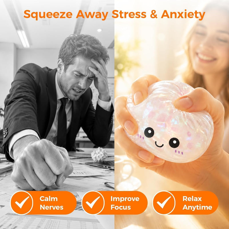 Dumpling Squishy Slow Rising Stress Relief Toy Bun Squishy Fidget Toy Kids & Adults