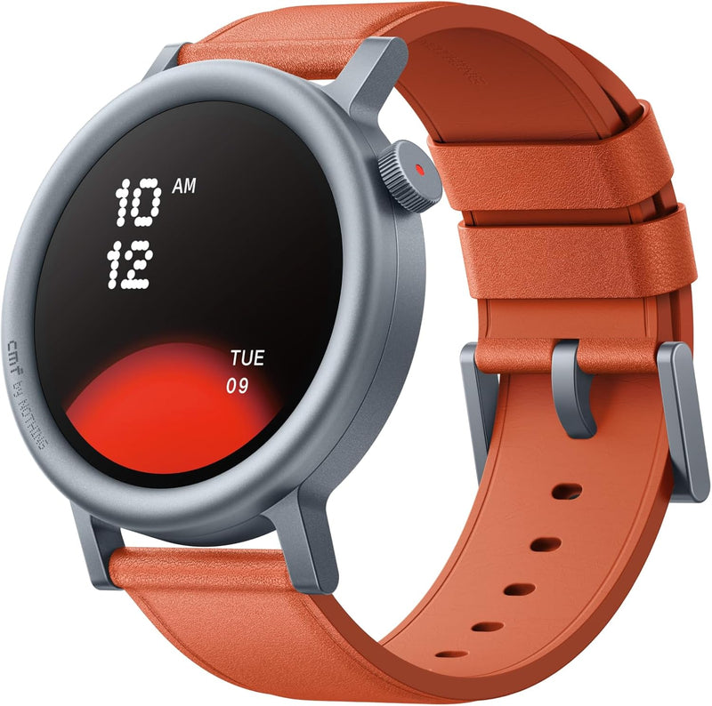 CMF by Nothing Watch Pro 2, 1.32" AMOLED Display, Built-in multi-system GPS, 120 Sports Modes, Smart Sleep Algorithm, Bluetooth calling with AI noise reduction, Dark Grey, MENA Version