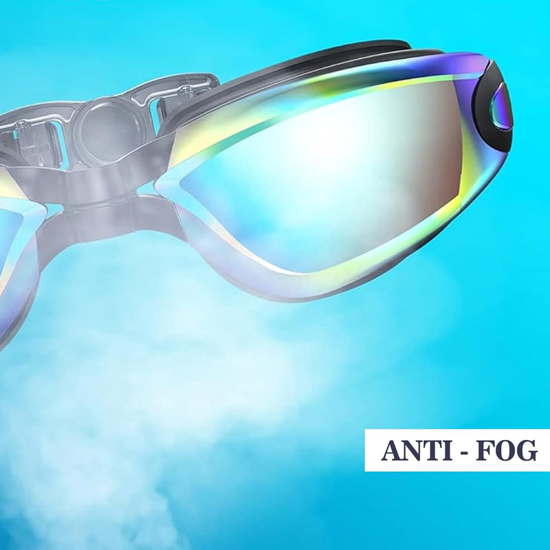 Sulfar Swim Goggles, Swimming Goggles No Leaking Adult Men Women Youth, Aqua