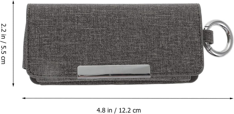 Case Compatible with IQO ILUMA PRIME PU Leather Cigarette Carry Case Cigarette Storage Wallet Cover