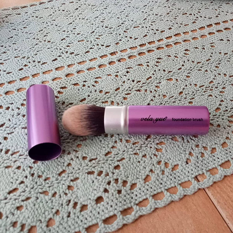 Vela.Yue Retractable Foundation Brush Travel Face Makeup Brush