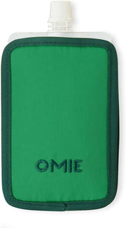 OmieBox Pouch Cooler Freezable Insulated Sleeve (Pink) - Green