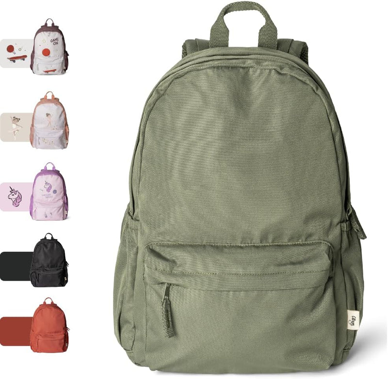 Grand Children's Backpack for School, Lightweight, Large Capacity Bookbag for Kids, Perfect for Travel & Adventures - Green