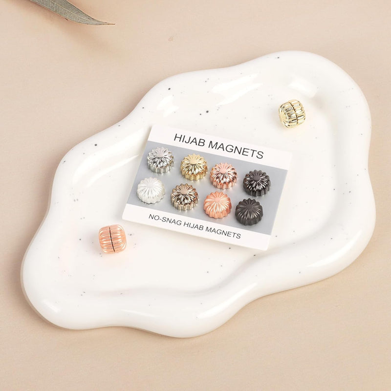 Kaket Magnets Hijab Pins 8PCS Hijab Magnets for Women Clothing Scarf Multi-Use