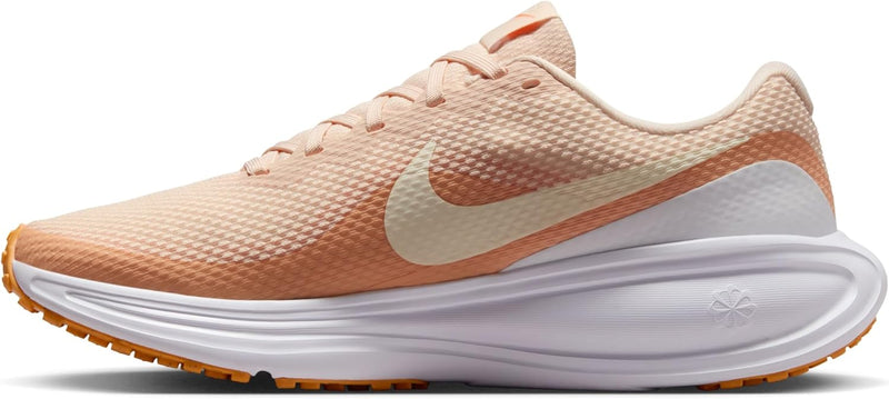 W NIKE REVOLUTION 8 womens LACED SHOES - GUAVA ICE/PALE IVORY-ORANGE CHALK-MARAKE