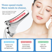 Neck and Face Firming Device, 3 Color Modes, Double Chin Reducer, Vibration Massager for Skin Tightening