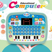 Wenbeier Kids Tablet/Toddler Learning Pad with LED Screen Teach Alphabet, Numbers, Word, Music, Math, Early Development Interactive Electronic Toy for Boys & Girls 3 Years+
