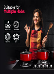 Delcasa Non-Stick Cookware Set 9-Pieces