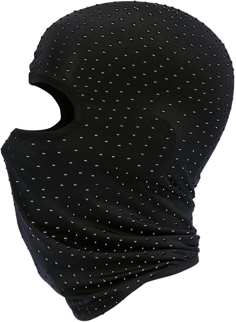 Fuinloth Balaclava Face Mask, Summer Cooling Neck Gaiter, UV Protector Motorcycle Ski Scarf for Men/Women