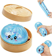 Slow Rising Maltose Squishy Toy Glitter Dumpling Mystery Box , Stress Relief Sensory Toy for Kids Adults, Soft Non-Sticky Anxiety Relief Gift for Office1 pack
