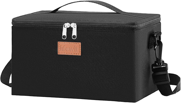Insulated Lunch Bag 6.5L, Small Cooler Bags for Men Women Adult, Waterproof Packed Lunch Box, Leak-Proof Thermal Tote for Work, Picnic, Outdoor, Beach, Camping, BBQ, Travel