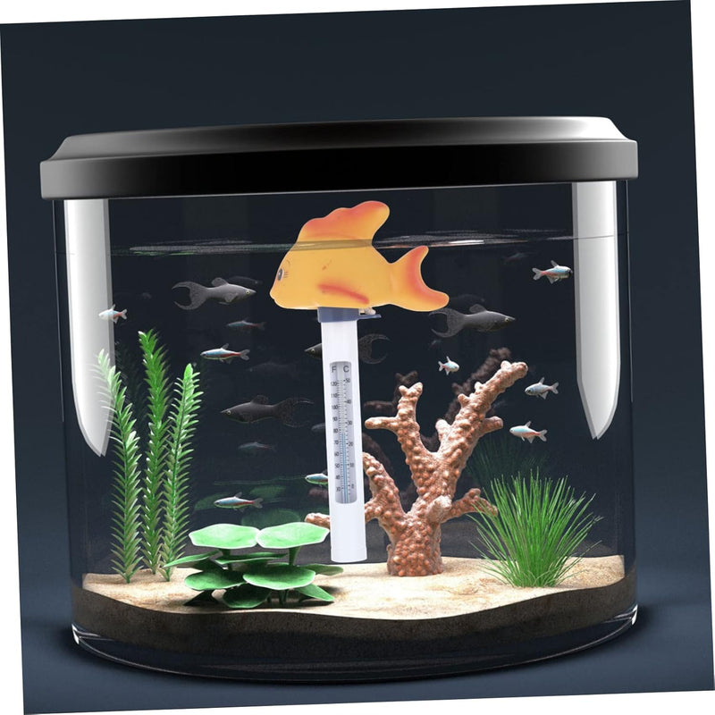 ZHUGI Infant Toy Toys Outdoor Toys Animal Toy Baby Bathing Float Swim Goldfish Floating Temperature Gauge Orange Plastic Cartoon Buoy Digital Temperature Gauge