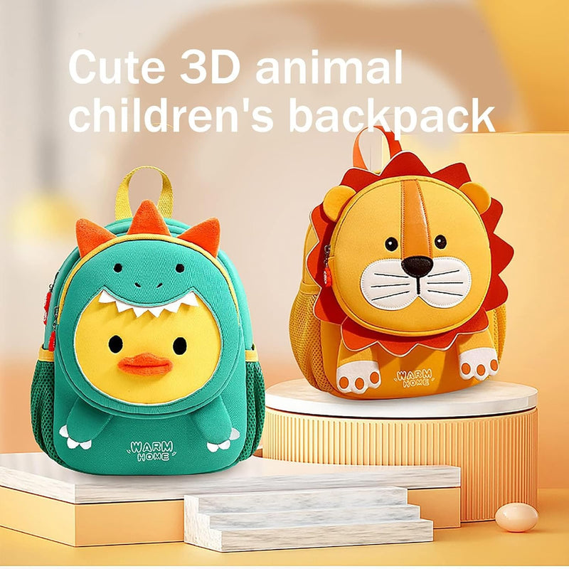 Cute Toddler Backpack Toddler Bag Schoolbag Animal 3D Cartoon Mini Travel Bag for Baby Girl Boy 2-8 Years Small Kids Daypack,Bunny