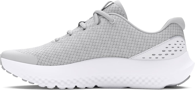 UA BGS Surge 4 unisex child Shoes - Halo Gray White Iridescent
