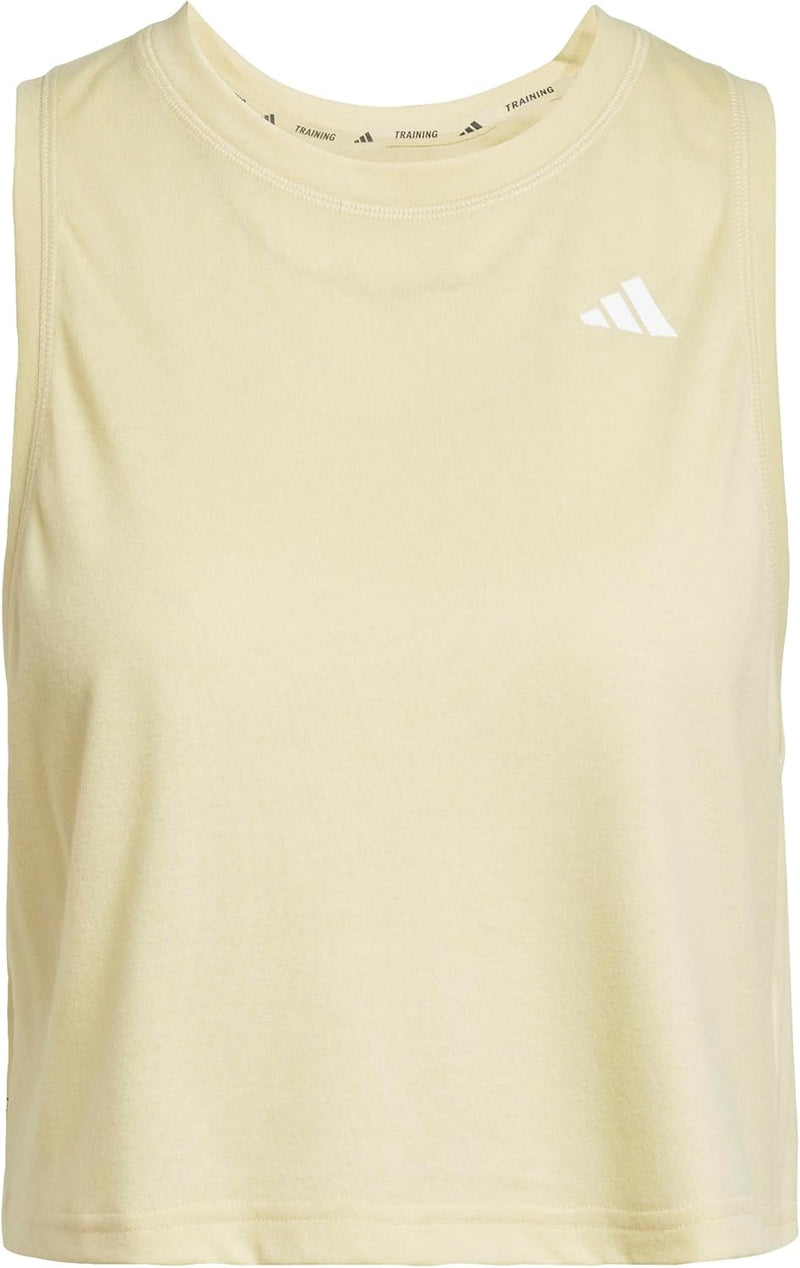 Women Train Essentials Boxy Workout Tank Top - Yellow