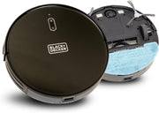 BLACK+DECKER Robotic Vacuum Cleaner and Mop, Alexa Enabled, 2150 Pa Suction, 120 Min Runtime, Self-Charging, Smart App Control, Visual Mapping, Black - BRVA425B00-B5