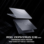 ROG Zephyrus G16 GU605CX-QR111W CORE ULTRA 9/64GB/2TB PCIE G4 SSD/NVIDIA RTX5090/WIN11 HOME/16.0/ENG-ARB KBD/GRAY