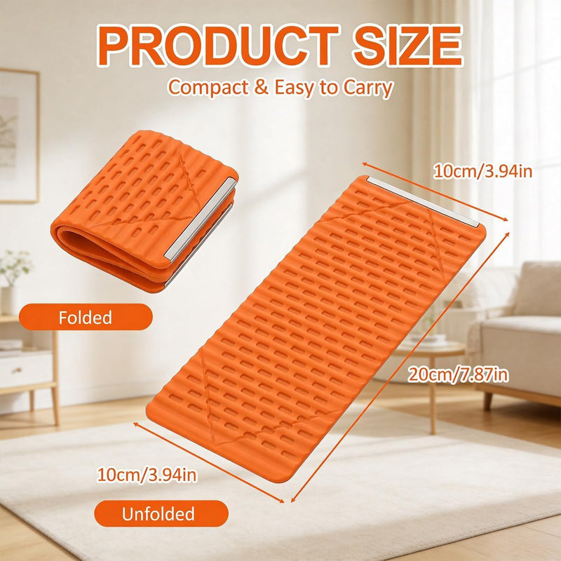 Zuooiec 2026 New Flexible Silicone Aluminum Phone Stand Bendable Freely into Any Shape, Universal Adjustable Anti-Slip Desktop Mount for Home Office Travel (Orange) - Black